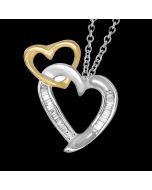 UE4A- Designer Diamond Heart Pendant Necklace