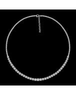 Circle Of Brilliance Designer Statement Diamond Necklace