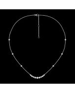 Sparkling Designer Diamond Station Necklace