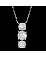 Circle Of Brilliance Designer Diamond Pendant Necklace