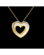 UE5- Designer Diamond Heart Pendant Necklace