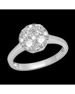 Enchanting Circle of Serenity Multi Stone Diamond Ring