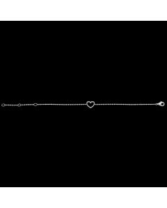 Designer Symbol of Love Diamond Bracelet