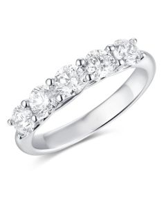 Classic 5-Stone Diamond Ring