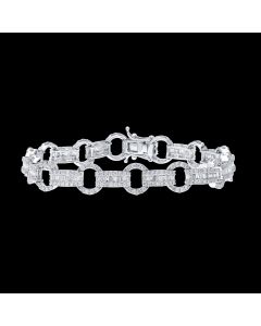 Dazzling Designer Diamond Link Bracelet