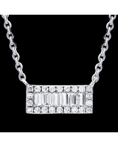 Delicate Designer Diamond Pendant Necklace