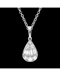 Unique & Understated Designer Diamond Pendant Necklace