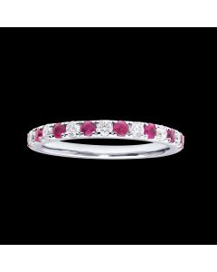  Designer Eternal Elegance Ruby & Diamond Ring