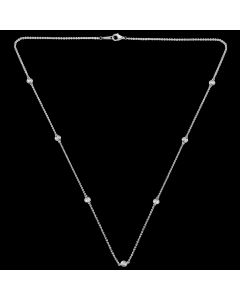 Classic & Timeless Designer Diamond Station Necklace
